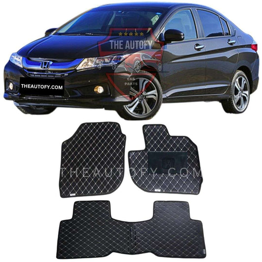 Honda City Floor Mats - Model 2021-2025 - THEAUTOFY.COM