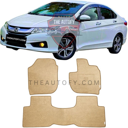 Honda City Rexine Floor Mats - Model 2021-2026