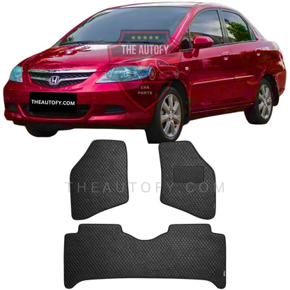 Honda City Rexine Floor Mats - Model 2006-2009