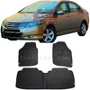 HondaCityRexineFloorMatsSetBlack-2009-2021