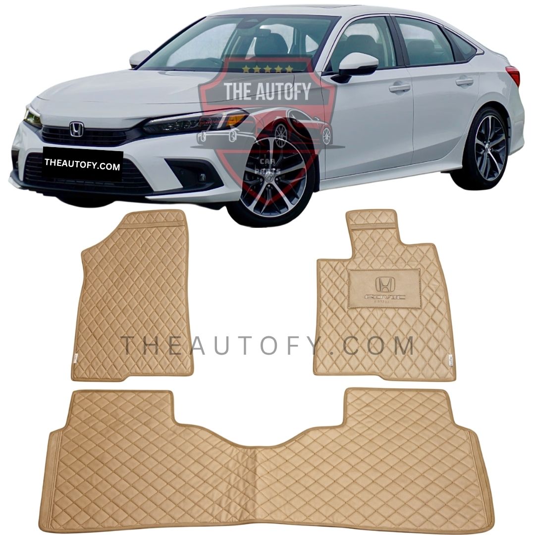 Honda Civic 7D Flat Floor Mats – Model 2022-2026