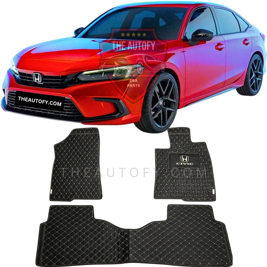 Honda Civic 7D Flat Floor Mats – Model 2022-2026