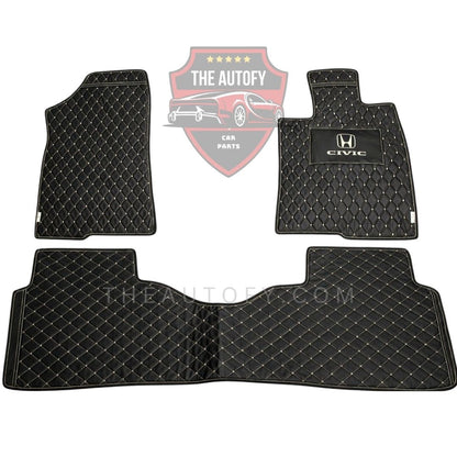 Honda Civic 7D Flat Floor Mats – Model 2022-2026