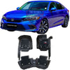 HondaCivic11thGenPremiumLuxuryDiamond9DCustomFitGrassFloorMatsSetBlack-_15