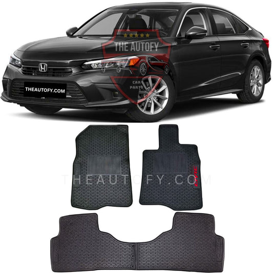Honda Civic Floor Mats – Model 2022-2025 - THEAUTOFY.COM