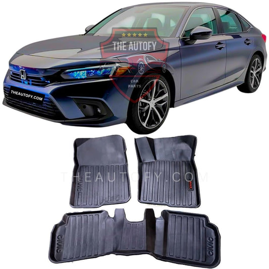 Honda Civic Floor Mats – Model 2022-2025 - THEAUTOFY.COM