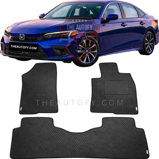 Honda Civic Rexine Floor Mats – Model 2022-2026