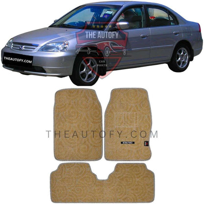 Honda Civic Floor Mats - Model 2001-2006 - THEAUTOFY.COM