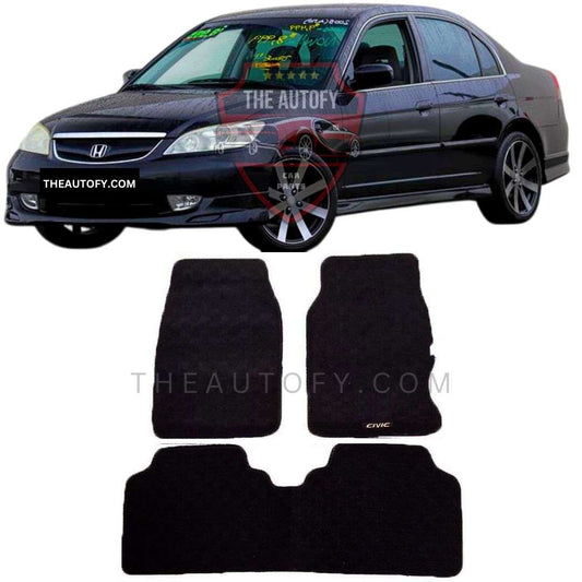 Honda Civic Floor Mats - Model 2001-2006 - THEAUTOFY.COM