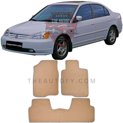 Honda Civic Floor Mats - Model 2001-2006