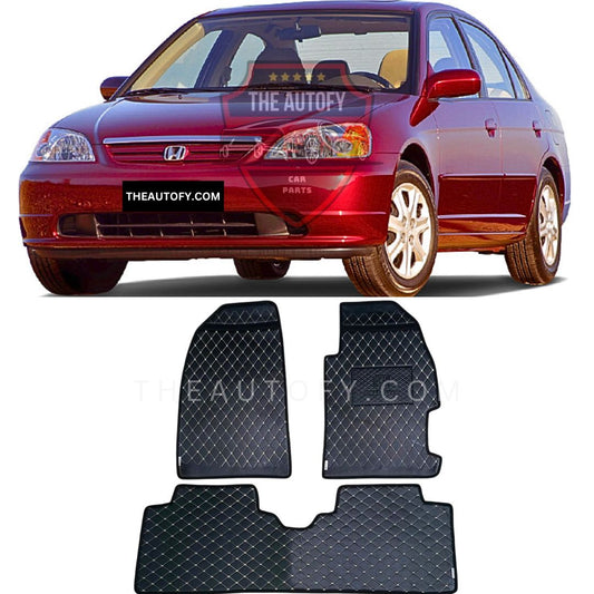 Honda Civic Floor Mats - Model 2001-2006 - THEAUTOFY.COM