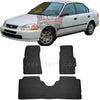 HondaCivicEKRexineFloorMatsSet-Black
