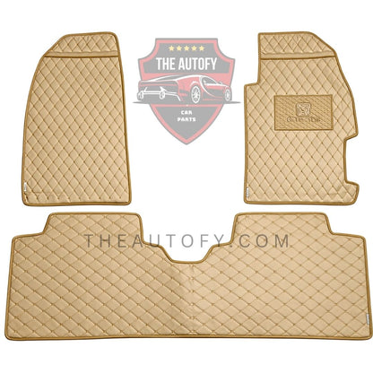 Honda Civic 7D Flat Floor Mats - Model 2001-2006