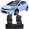 HondaCivicReborn7DFlatFloorMatsSetBlack
