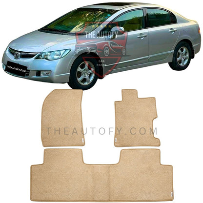Honda Civic Premium Carpet Floor Mats - Model 2006-2012