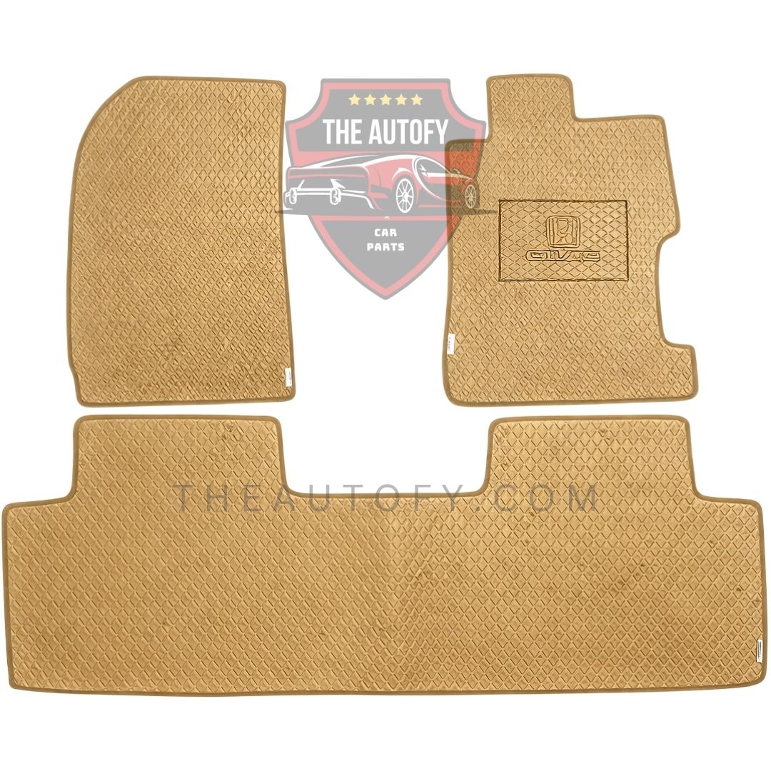Honda Civic Rexine Floor Mats - Model 2006-2012