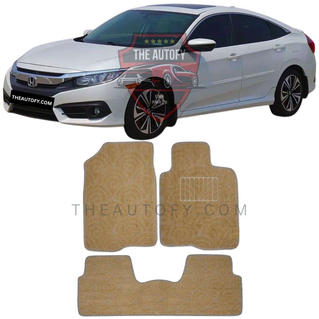 Honda Civic Floor Mats - Model 2016-2022 - THEAUTOFY.COM