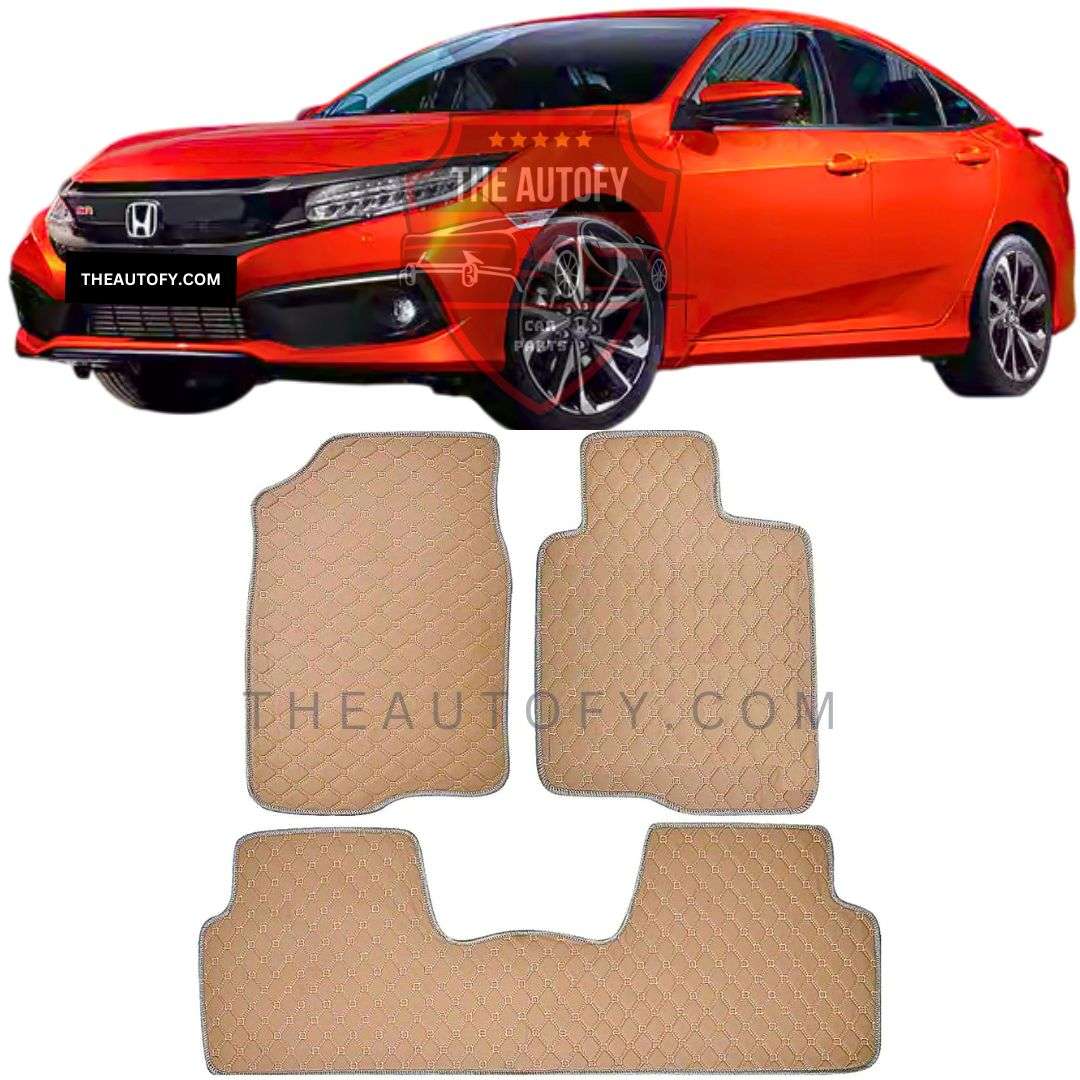 Honda Civic Floor Mats - Model 2016-2022 - THEAUTOFY.COM