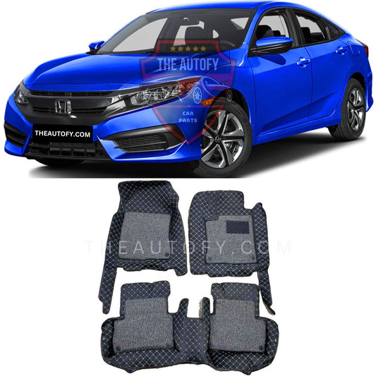 Honda Civic Floor Mats - Model 2016-2022 - THEAUTOFY.COM