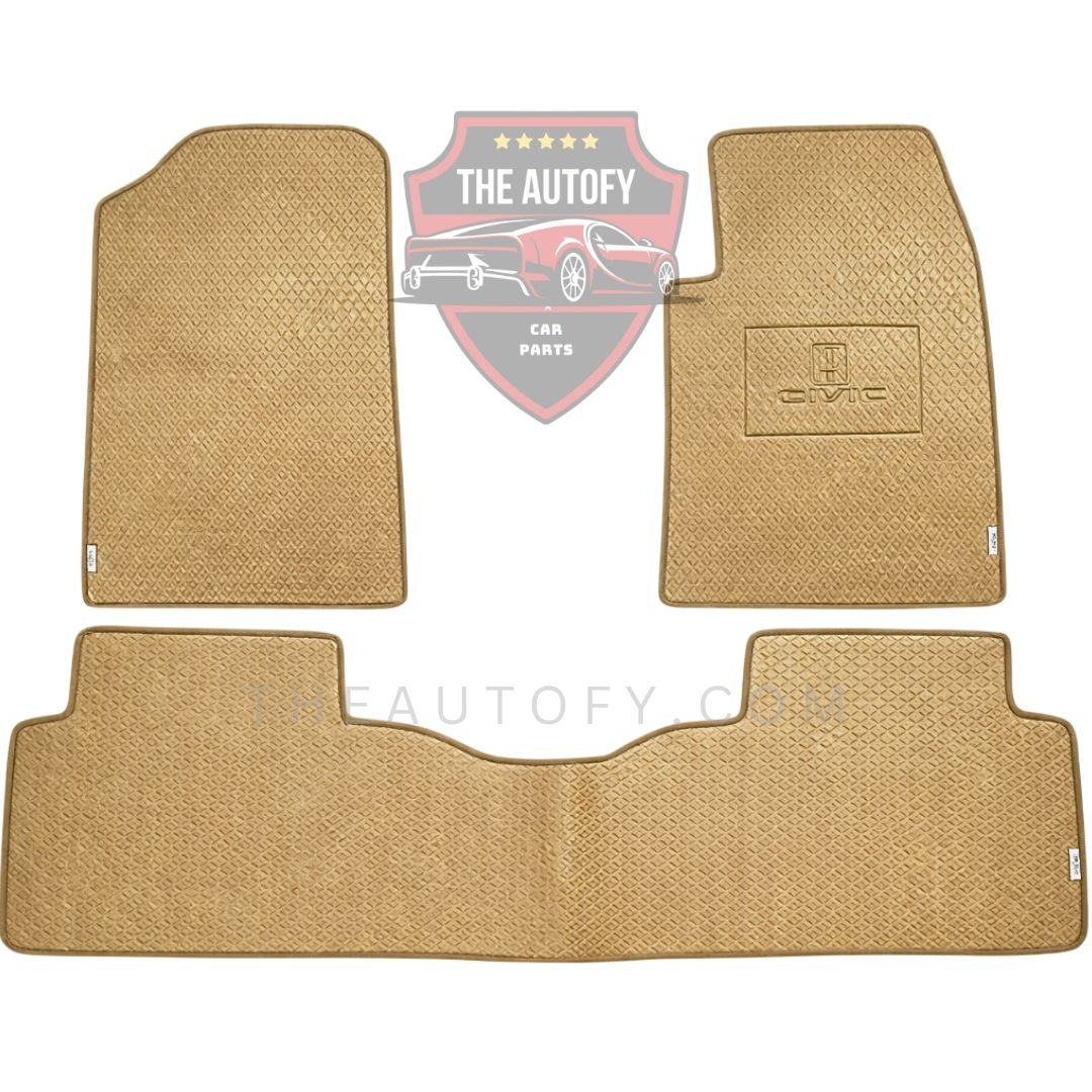 Honda Civic Rexine Floor Mats - Model 2016-2022