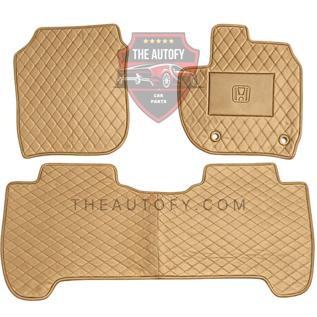 Honda Fit 7D Flat Floor Mats - Model 2007-2013