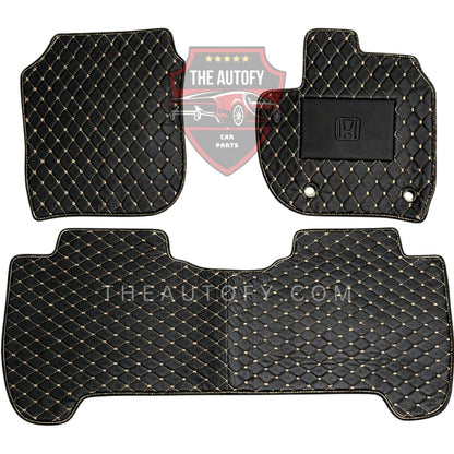 Honda Fit 7D Flat Floor Mats - Model 2007-2013