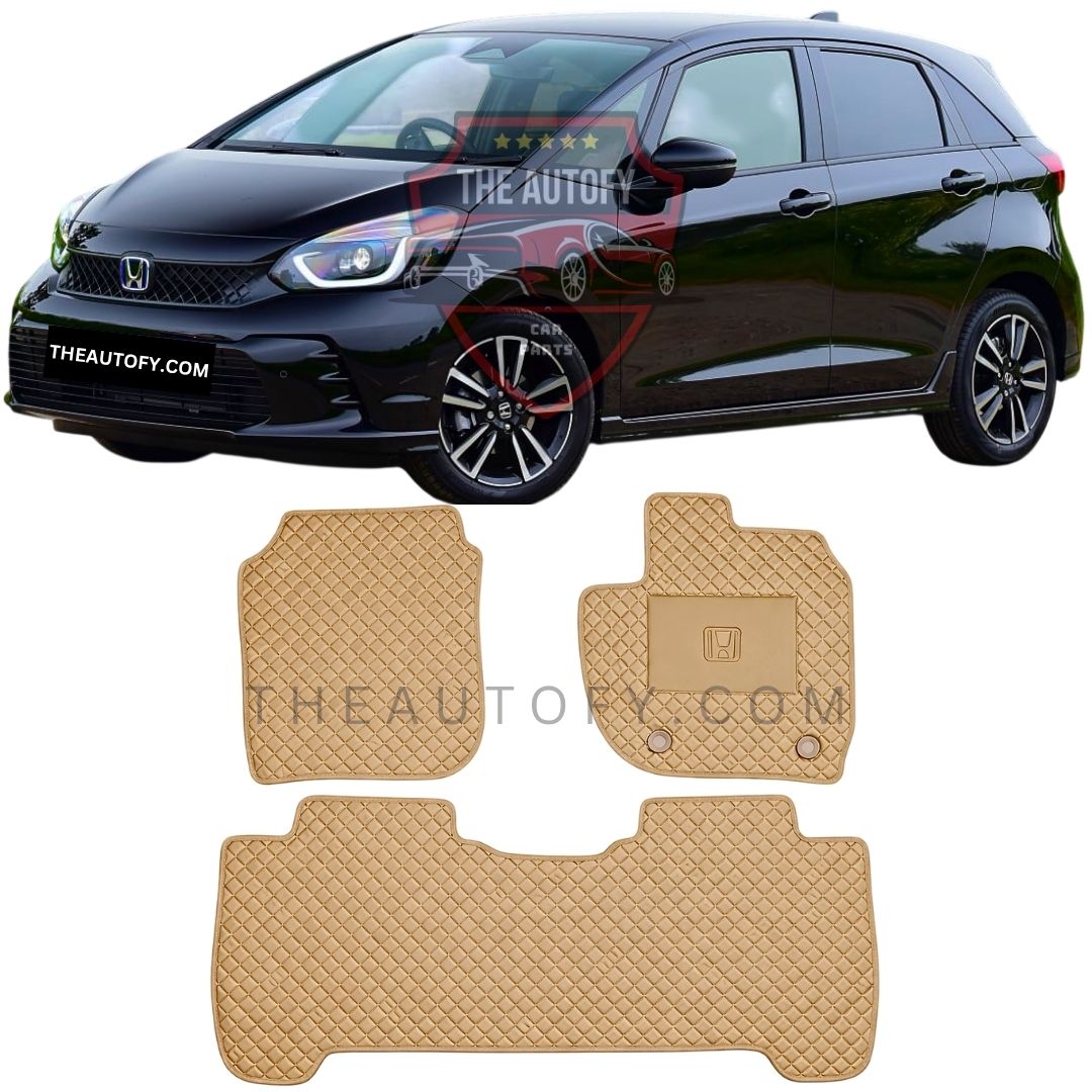 Honda Fit Rexine Floor Mats - Model 2020-2026