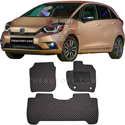 Honda Fit Rexine Floor Mats - Model 2020-2026