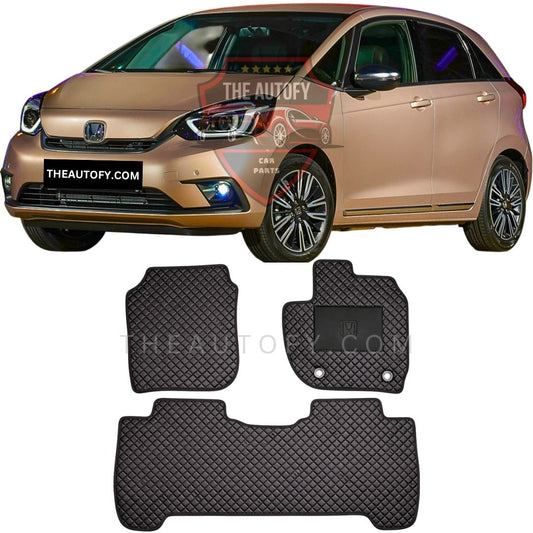 Honda Fit Rexine Floor Mats - Model 2020-2026