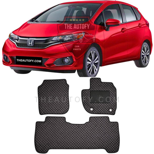 Honda Fit Rexine Floor Mats - Model 2013-2020