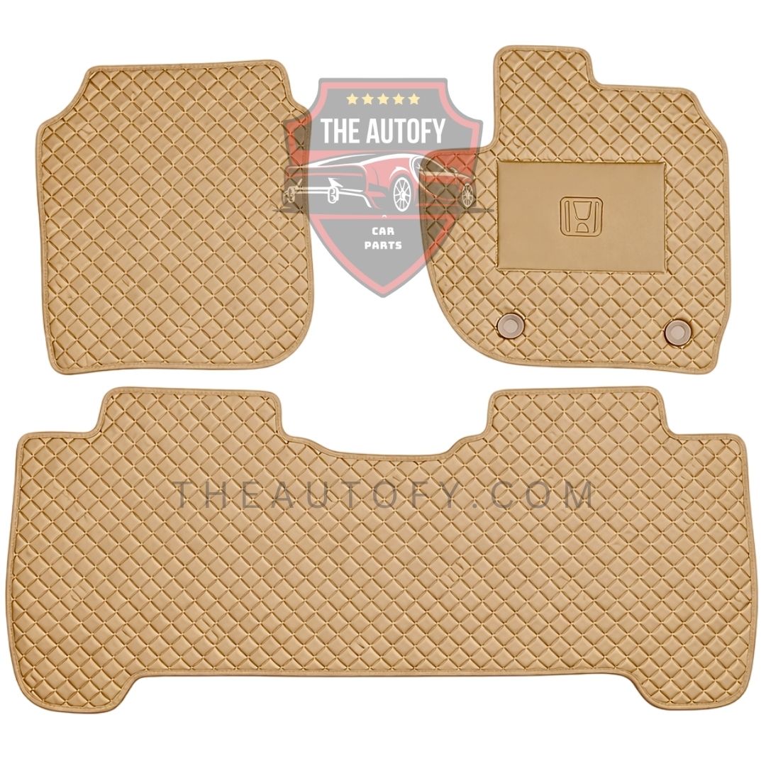 Honda Fit Shuttle Rexine Floor Mats - Model 2015-2022