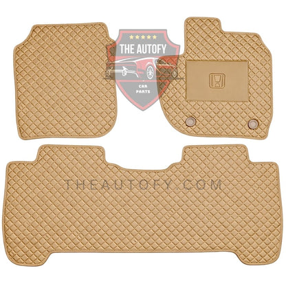 Honda Fit Shuttle Rexine Floor Mats - Model 2015-2022