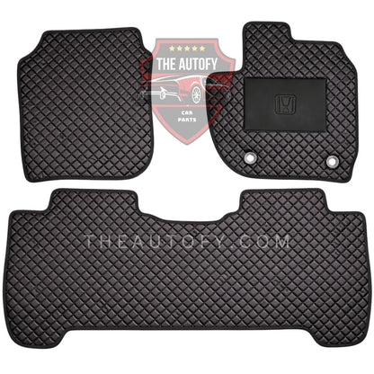 Honda Fit Shuttle Rexine Floor Mats - Model 2015-2022