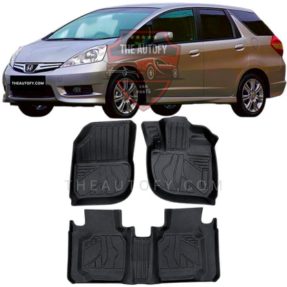 Honda Fit Shuttle TPR Floor Mats - Model 2011-2015
