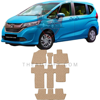 Honda Freed 7D Flat Floor Mats - Model 2016-2024