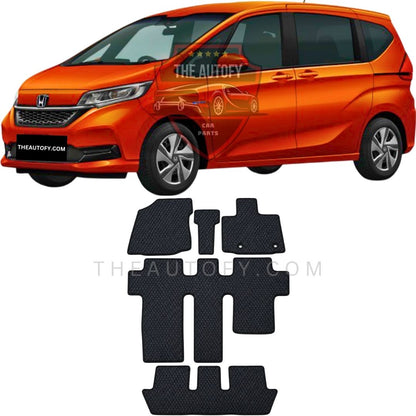 Honda Freed Rexine Floor Mats - Model 2016-2024