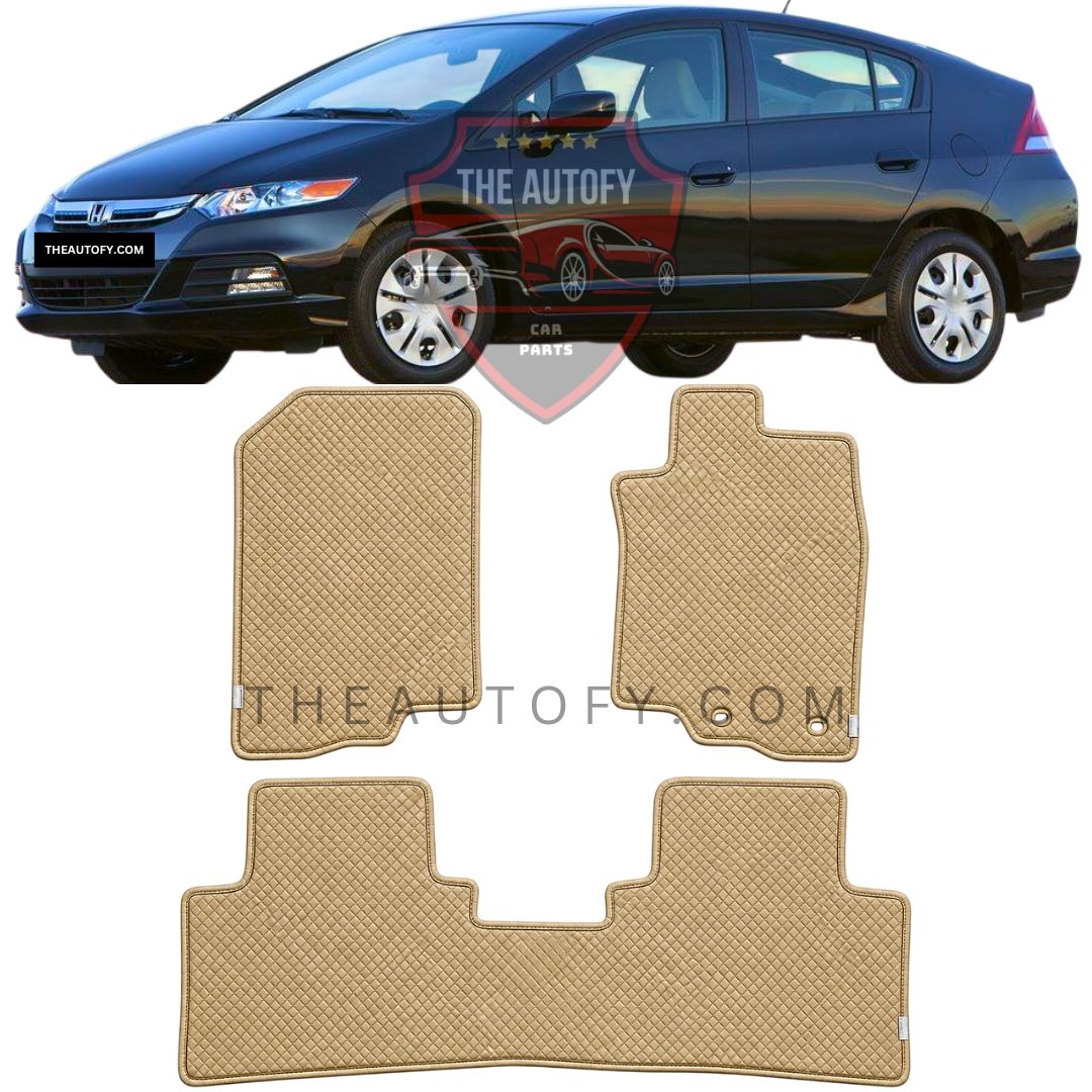 Honda Insight Rexine Floor Mats - Model 2009-2014