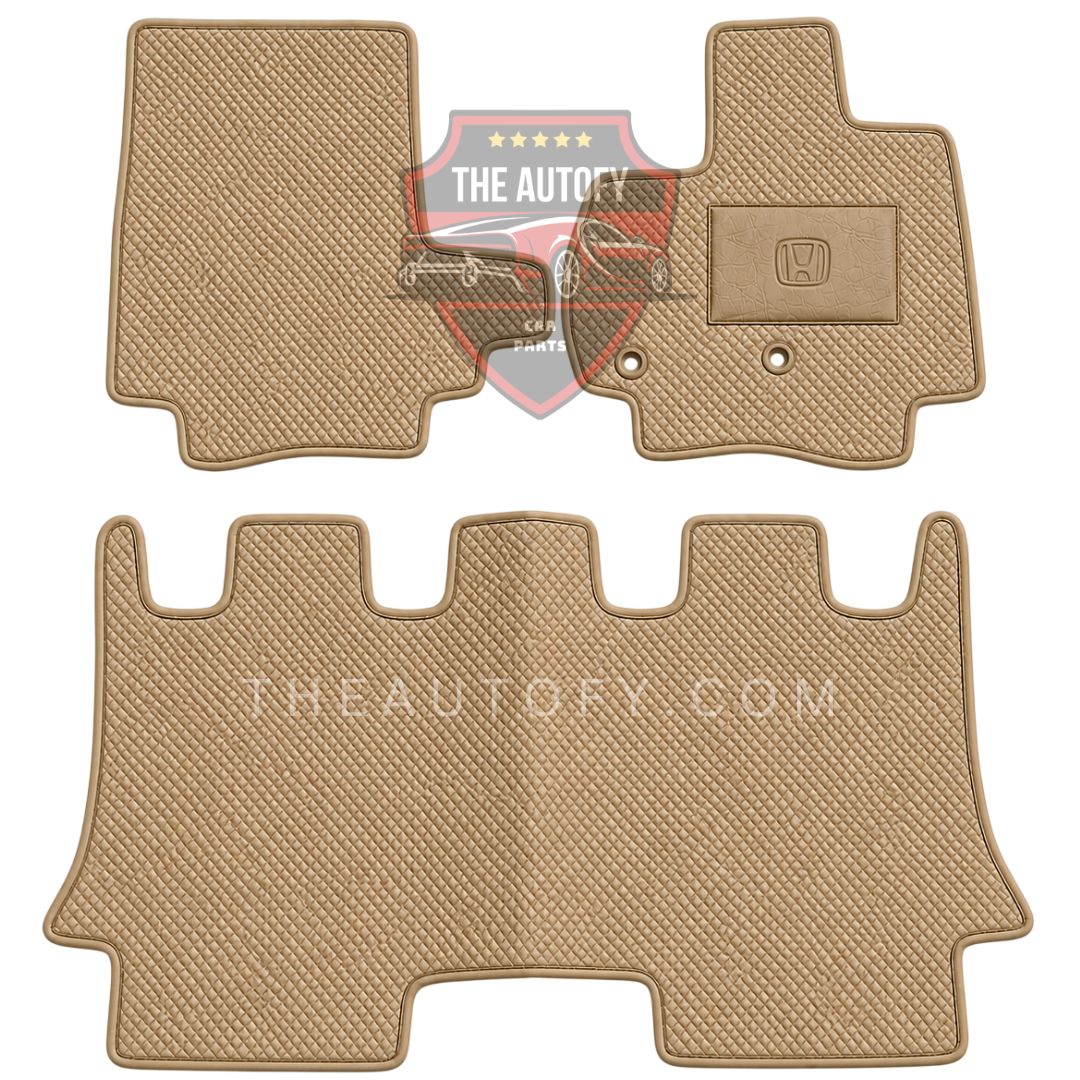 Honda N Box Rexine Floor Mats - Model 2011-2017