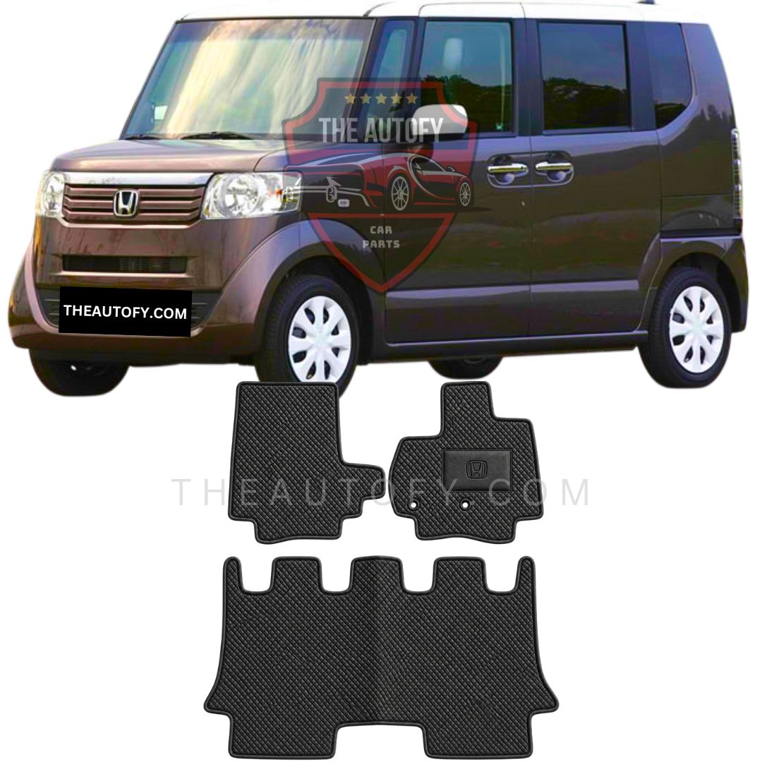 Honda N Box Rexine Floor Mats - Model 2011-2017