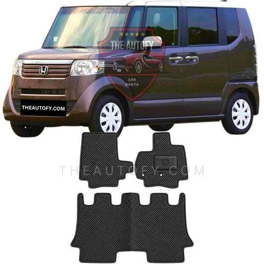 Honda N Box Rexine Floor Mats - Model 2011-2017