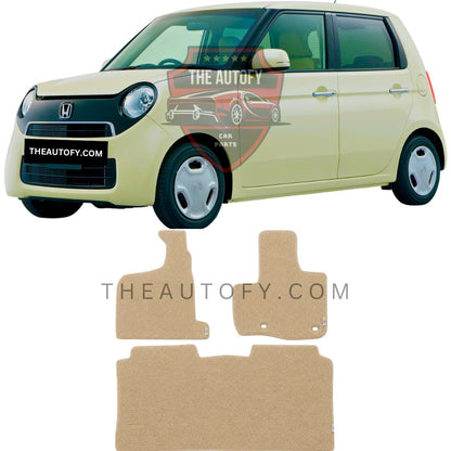 HondaNOne1stGenCarpetFloorMatsSetBeige
