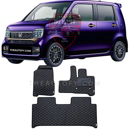 Honda N WGN 7D Flat Floor Mats - Model 2019-2026