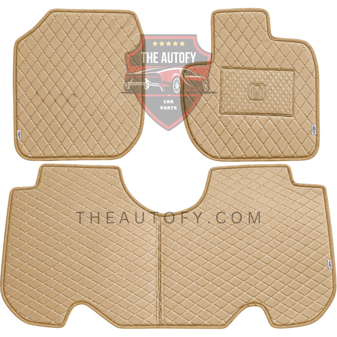 Honda Vezel 7D Flat Floor Mats - Model 2013-2022