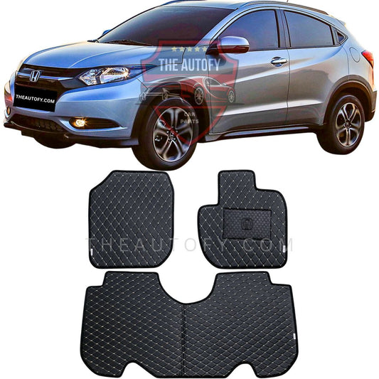 Honda Vezel 7D Flat Floor Mats - Model 2013-2022