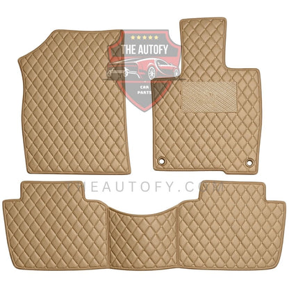 Honda Accord 7D Flat Floor Mats - Model 2019-2023