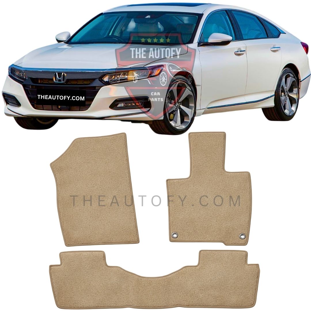 Honda Accord Premium Carpet Floor Mats - Model 2019-2023