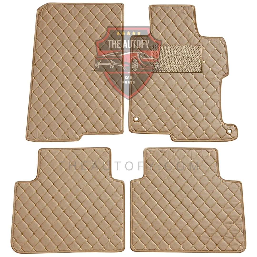 Honda Accord 7D Flat Floor Mats - Model 2008-2012