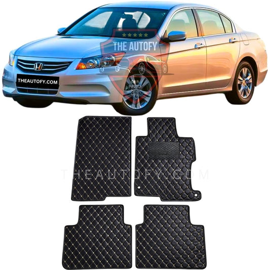 Honda Accord 7D Flat Floor Mats - Model 2008-2012