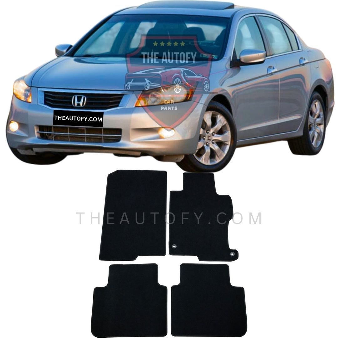 Honda Accord Premium Carpet Floor Mats - Model 2008-2012