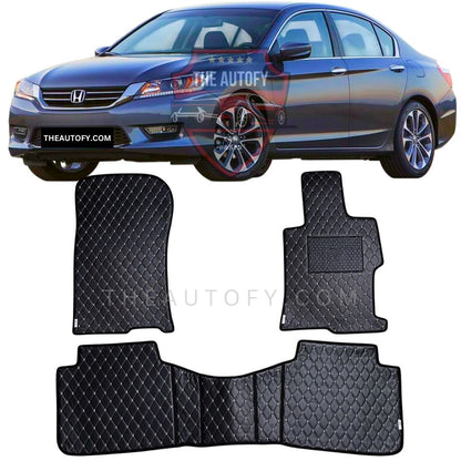 Honda Accord 7D Flat Floor Mats - Model 2013-2019